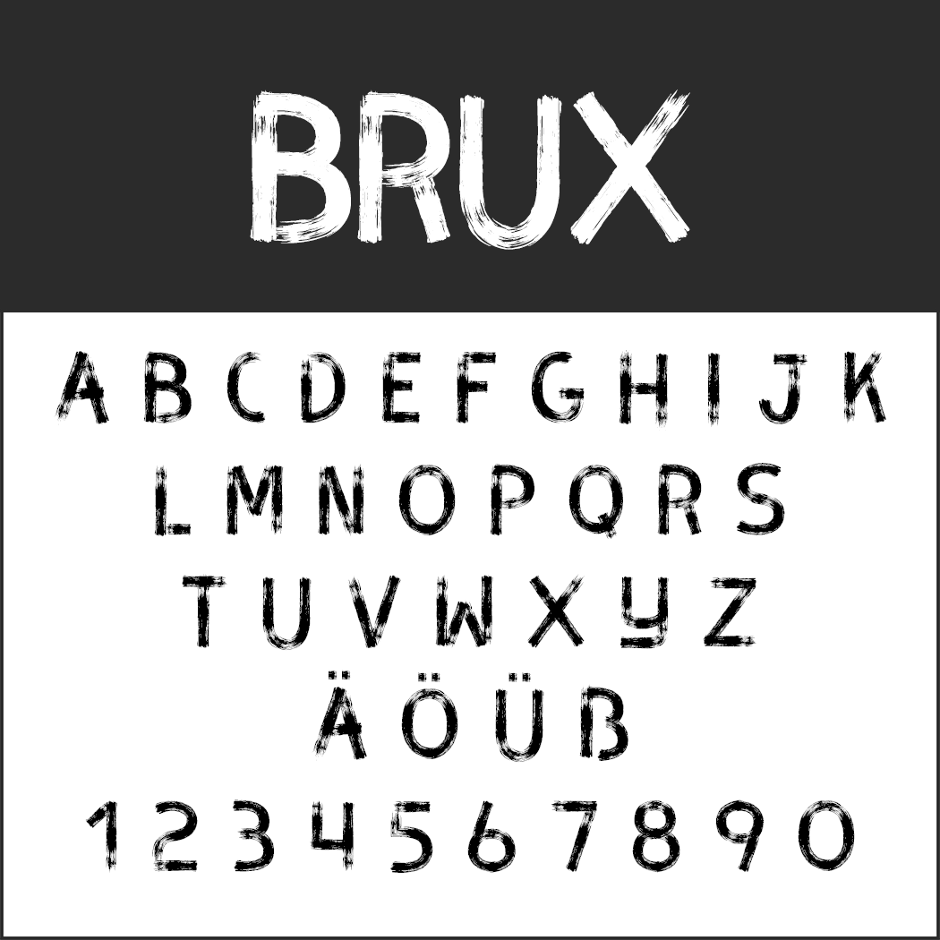 Brush Fonts - Free Font Brux